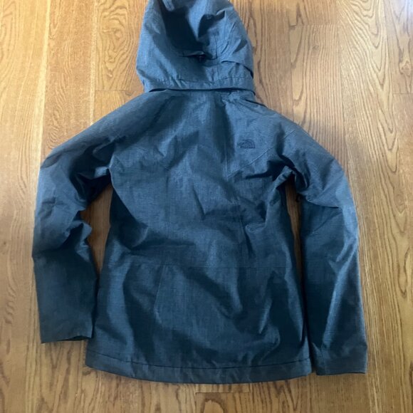 NORTHFACE Woman;s Shell Parka Grey Size S - Picture 3 of 6